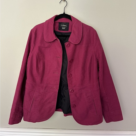 L.L. Bean Jackets & Blazers - L.L. Bean Women's Magenta Blazer Size M